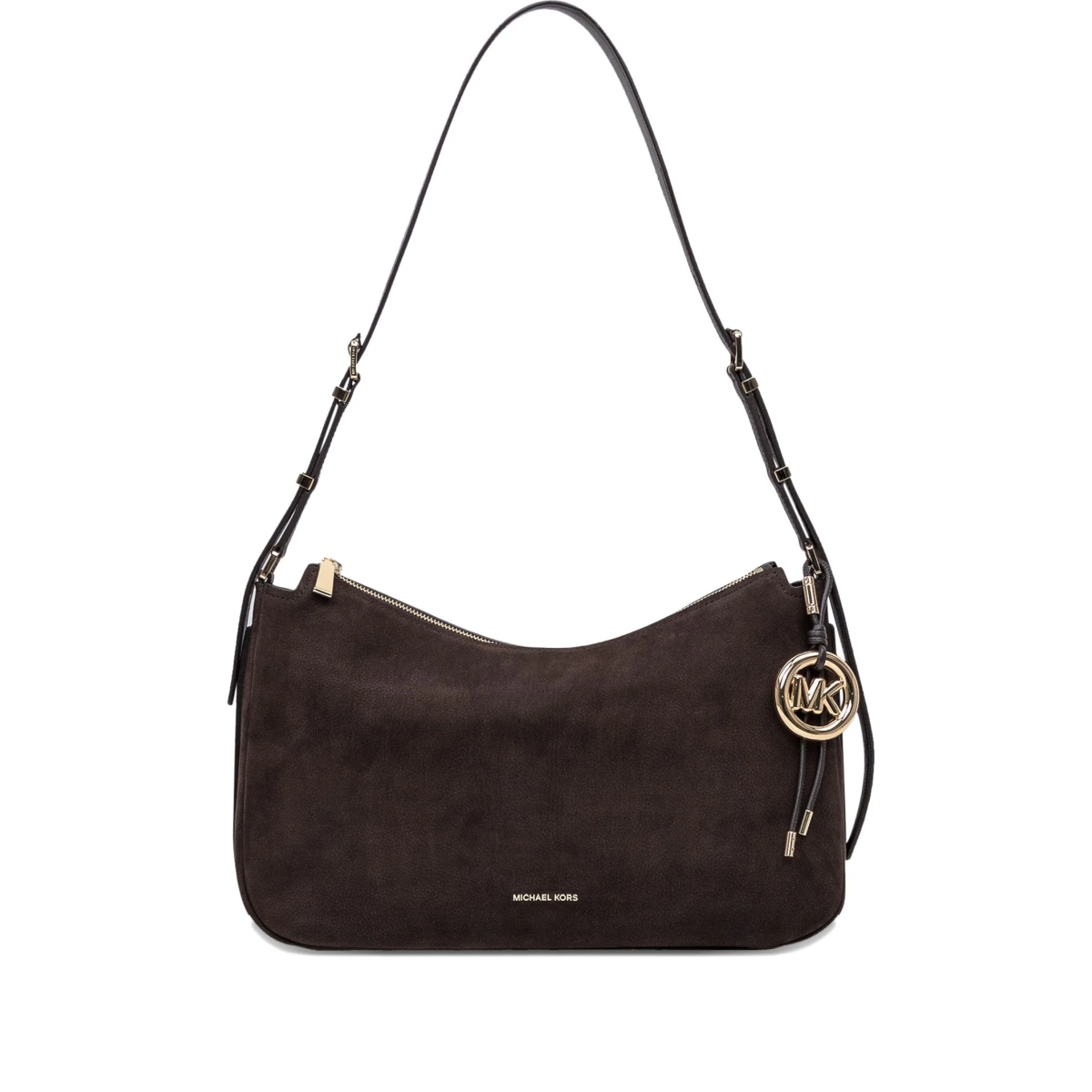Nolita suede zip-top shoulder bag