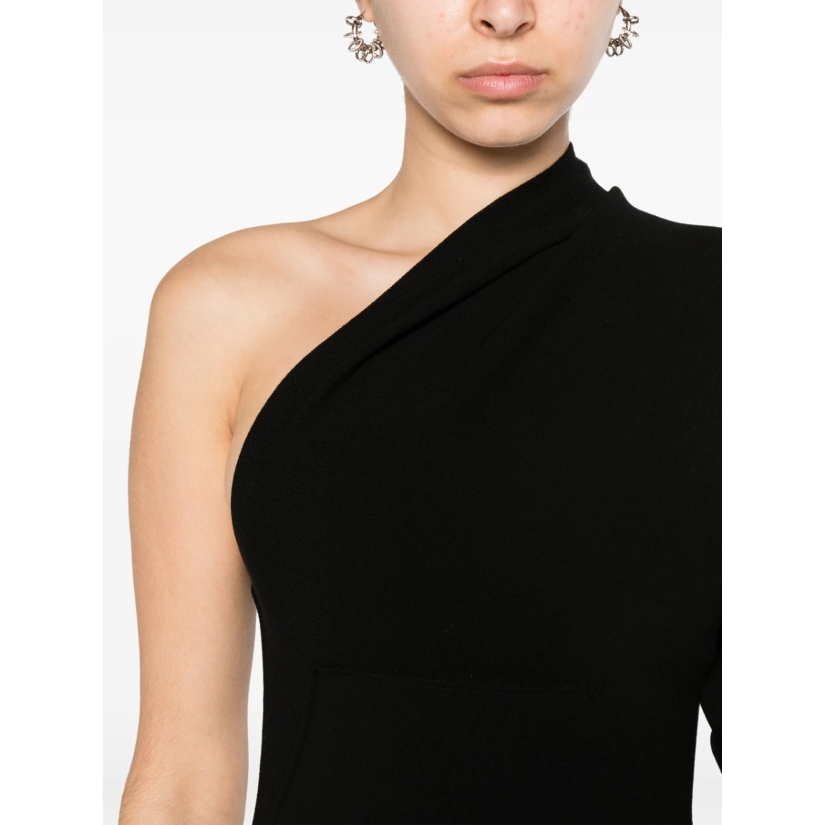 one-shoulder column maxi dress - Img 5