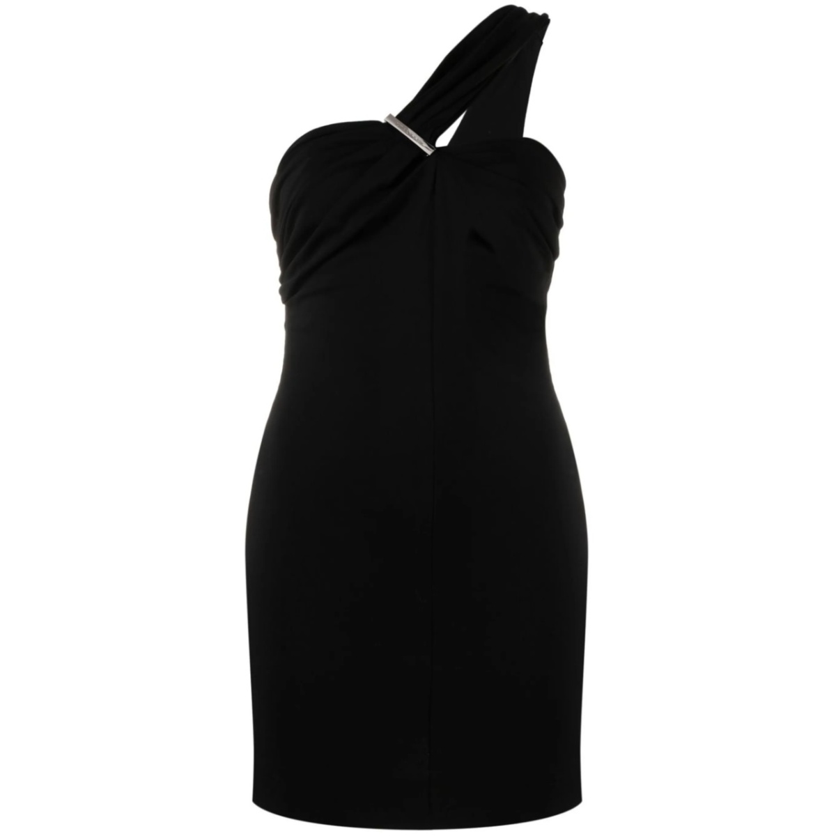 one-shoulder minidress
