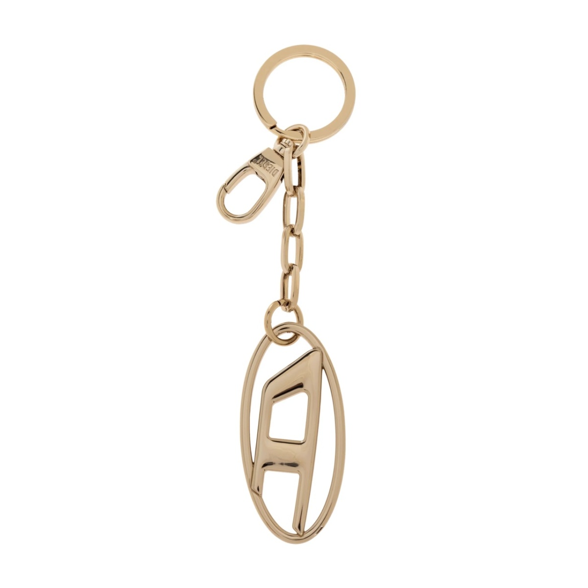 Oval D polished keychain - Img 2