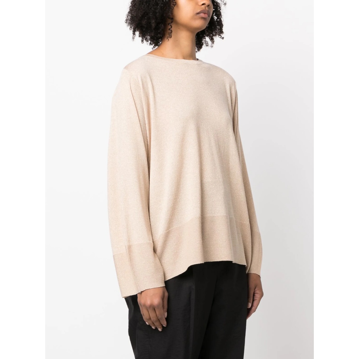 oversized boat-neck jumper - Img 3