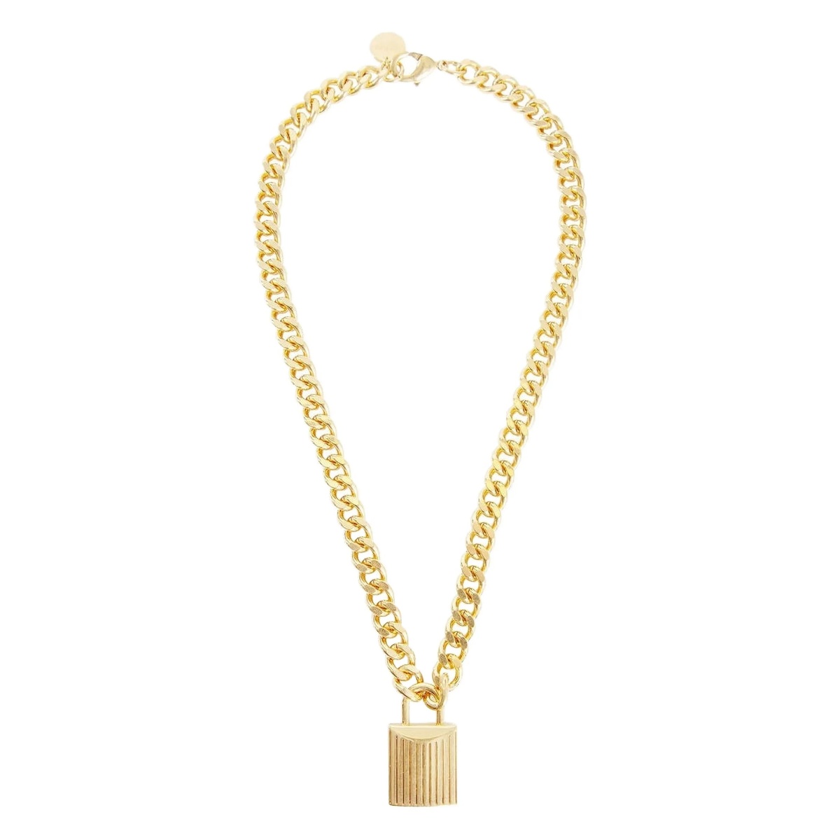 padlock chain necklace