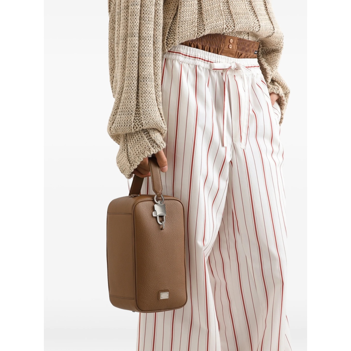 padlock handle tote bag - Img 2