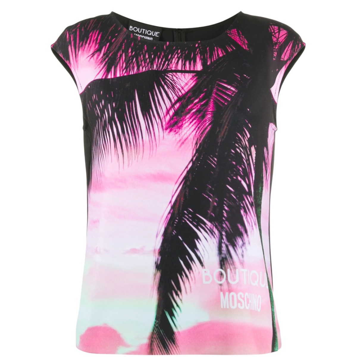 palm tree print top