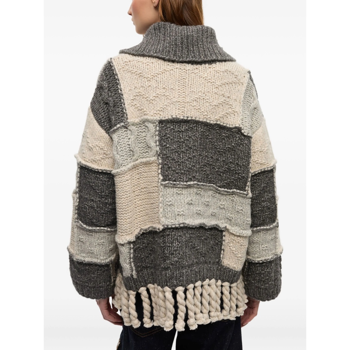 panelled sweater - Img 4