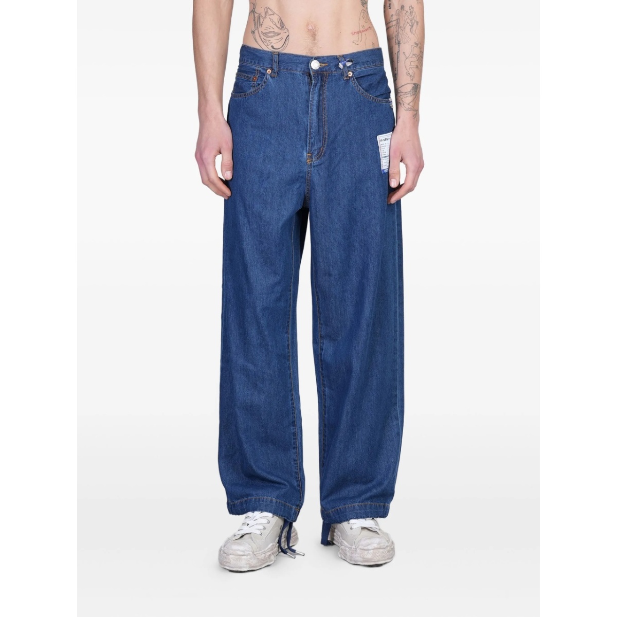 patch-detail jeans