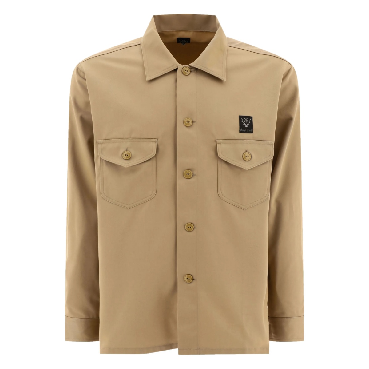 patch-pocket button-down shirt