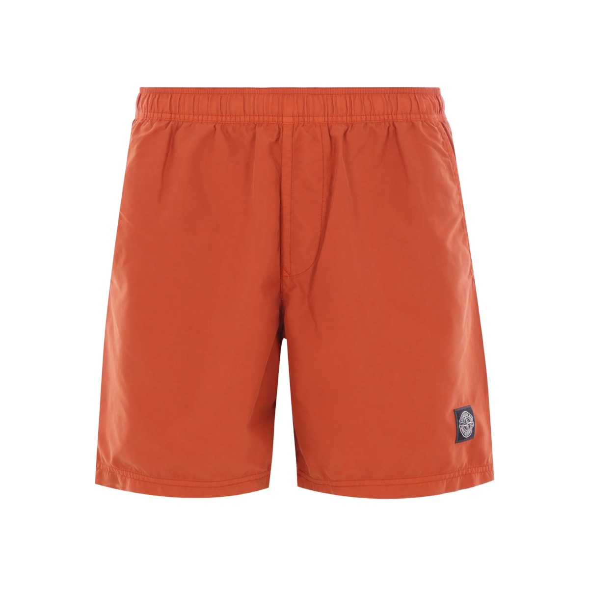 patch-pocket nylon swim shorts
