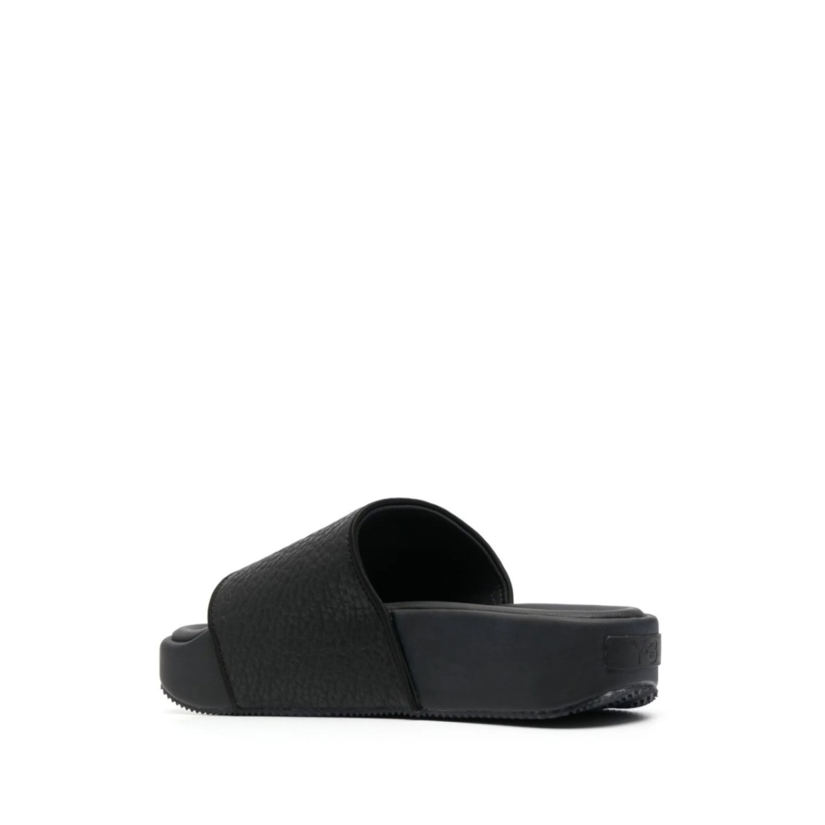 pebbled open-toe slides - Img 3