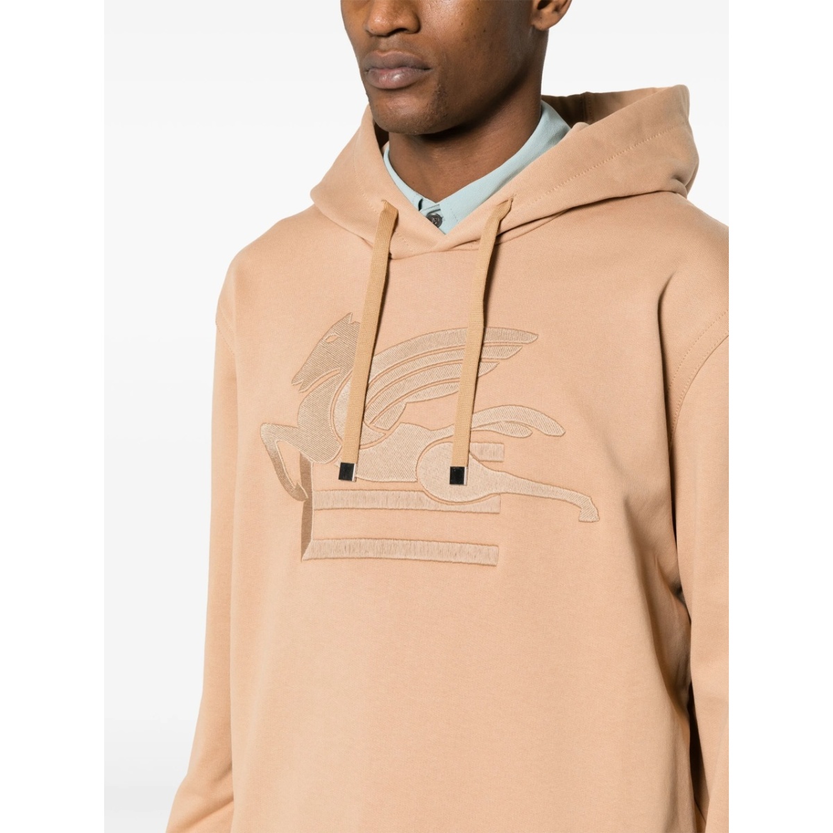 Pegaso-embroidered hoodie - Img 5