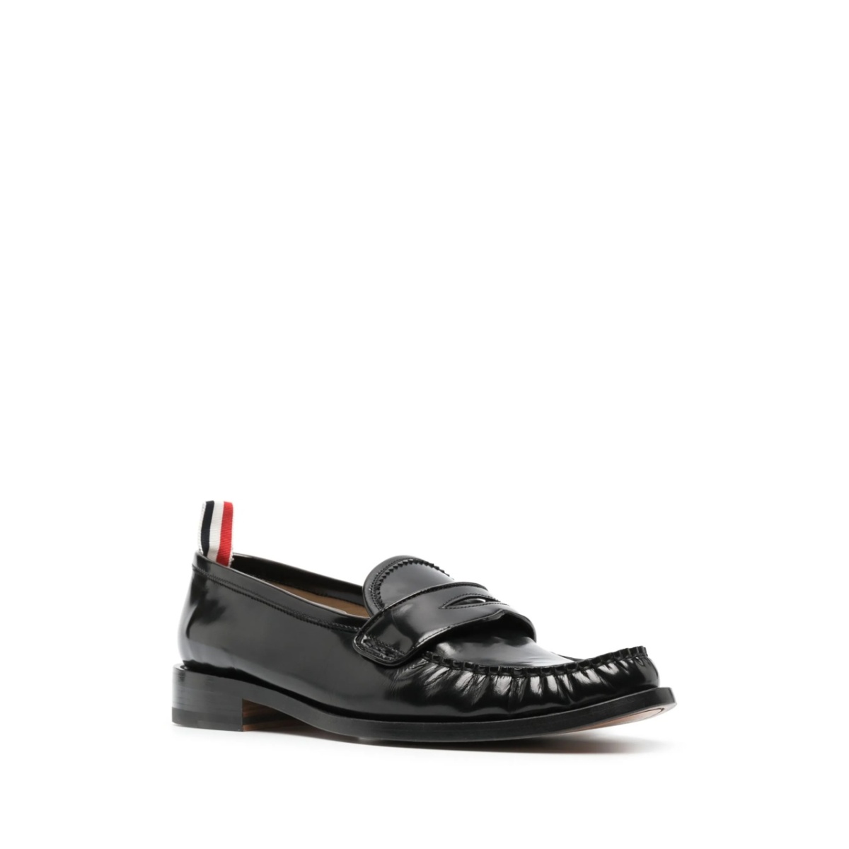 penny-slot leather loafers - Img 2