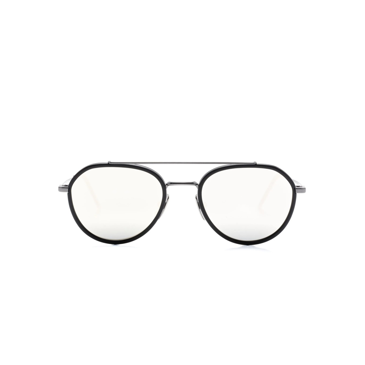 pilot-frame mirrored sunglasses