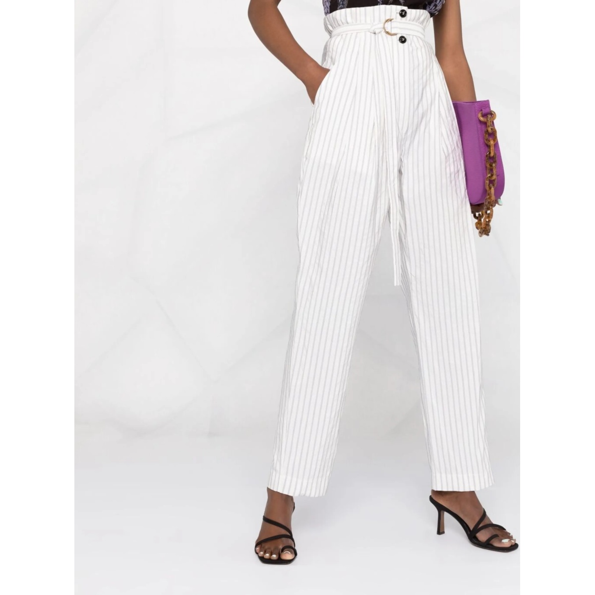 pinstripe-print trousers - Img 5