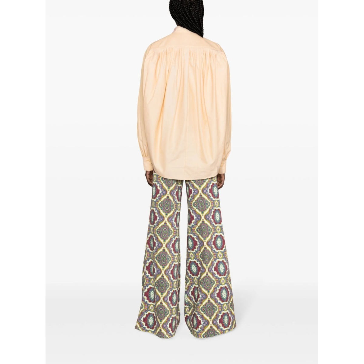 pleated cotton shirt - Img 4