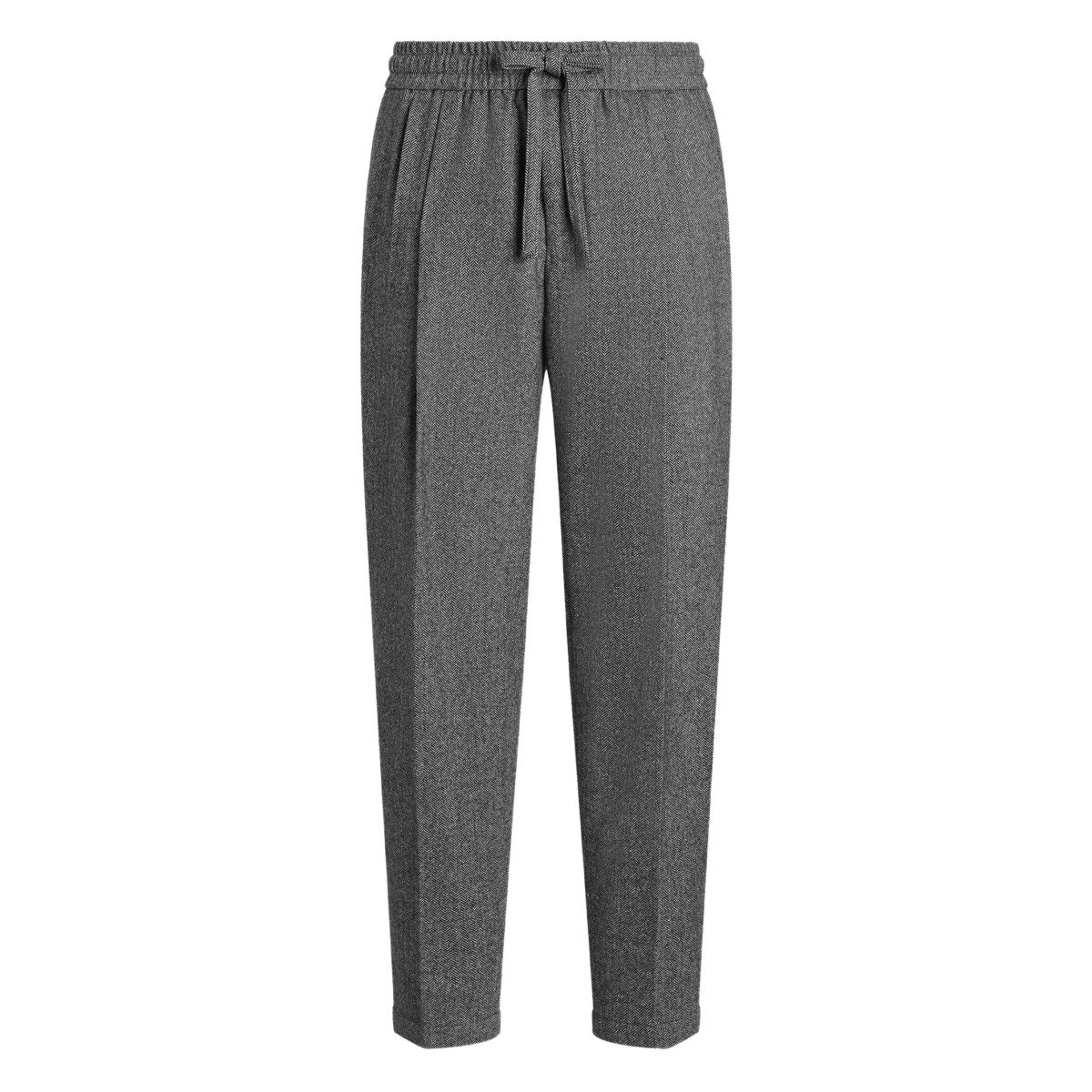 pleated drawstring trousers