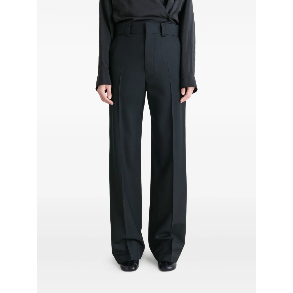 pleated straight trousers - Img 3
