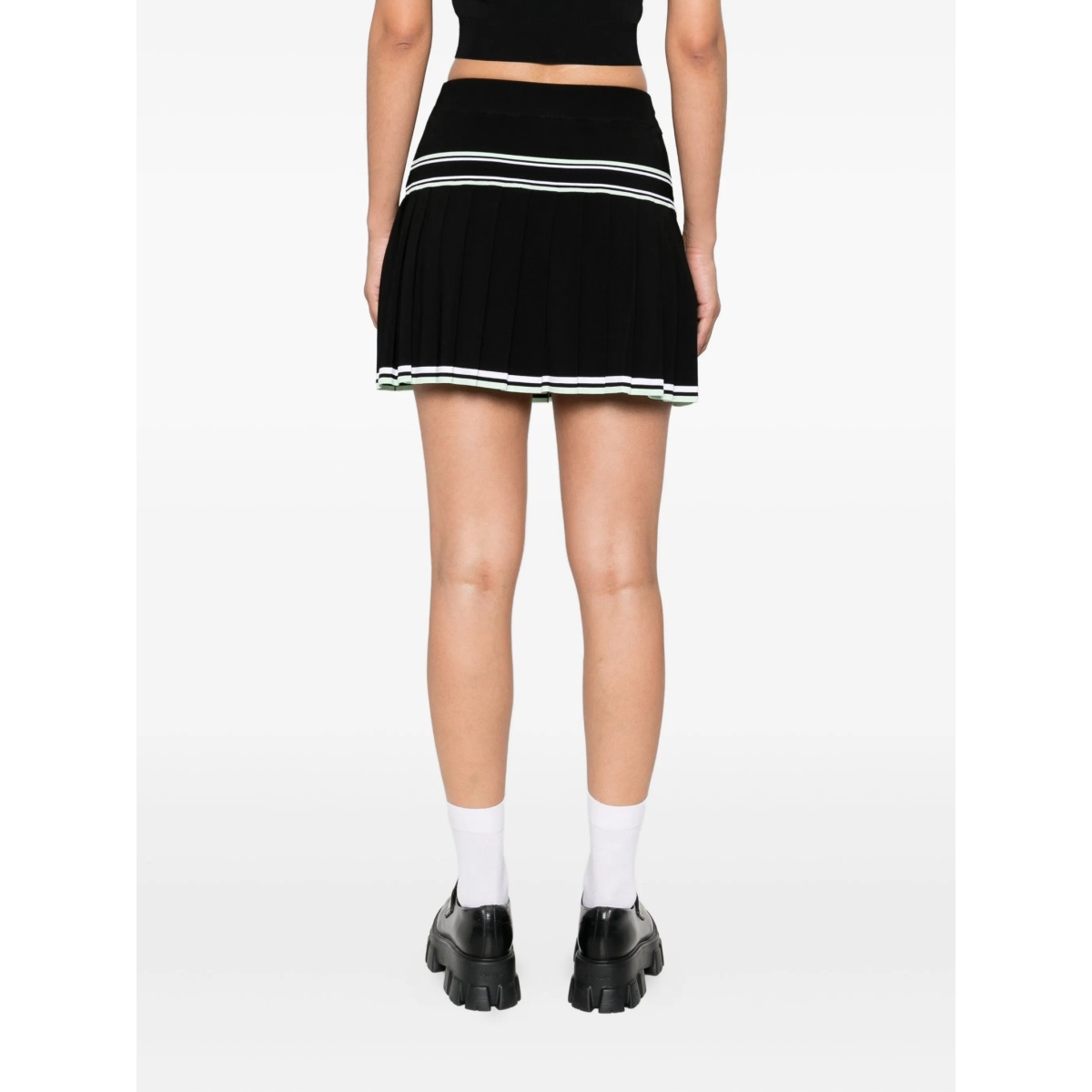 pleated striped skirt - Img 4