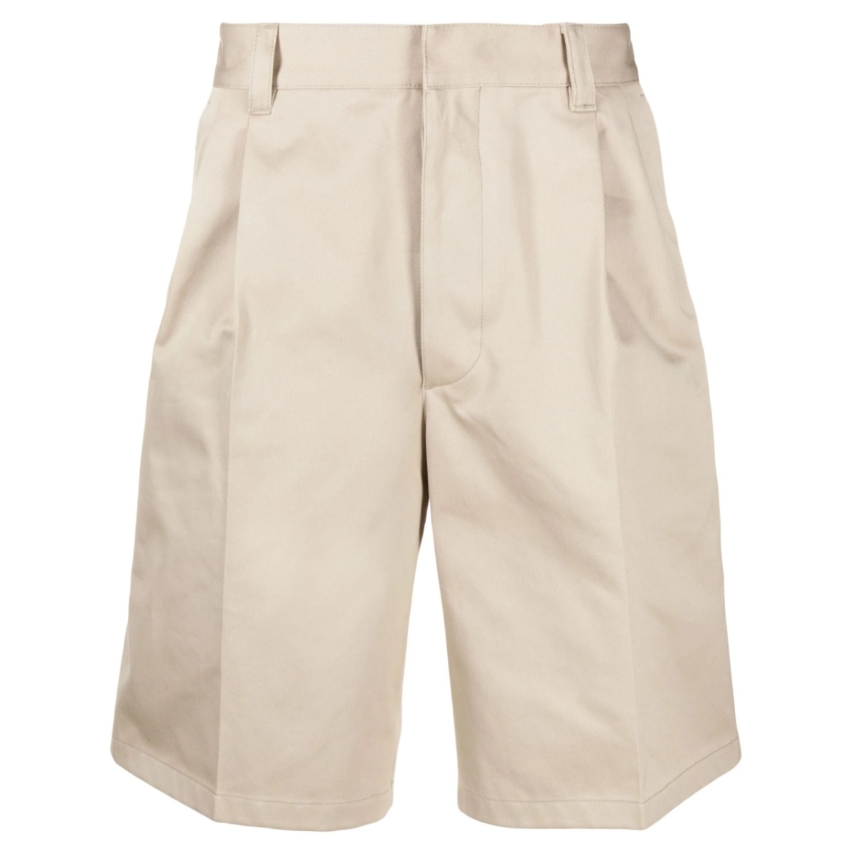 pleated wide-leg shorts