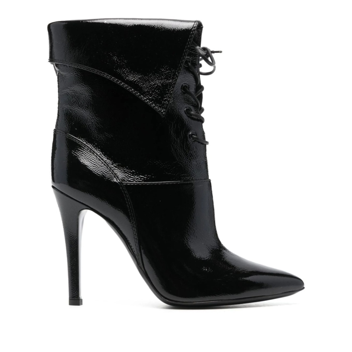 pointed-toe 110mm lace boots