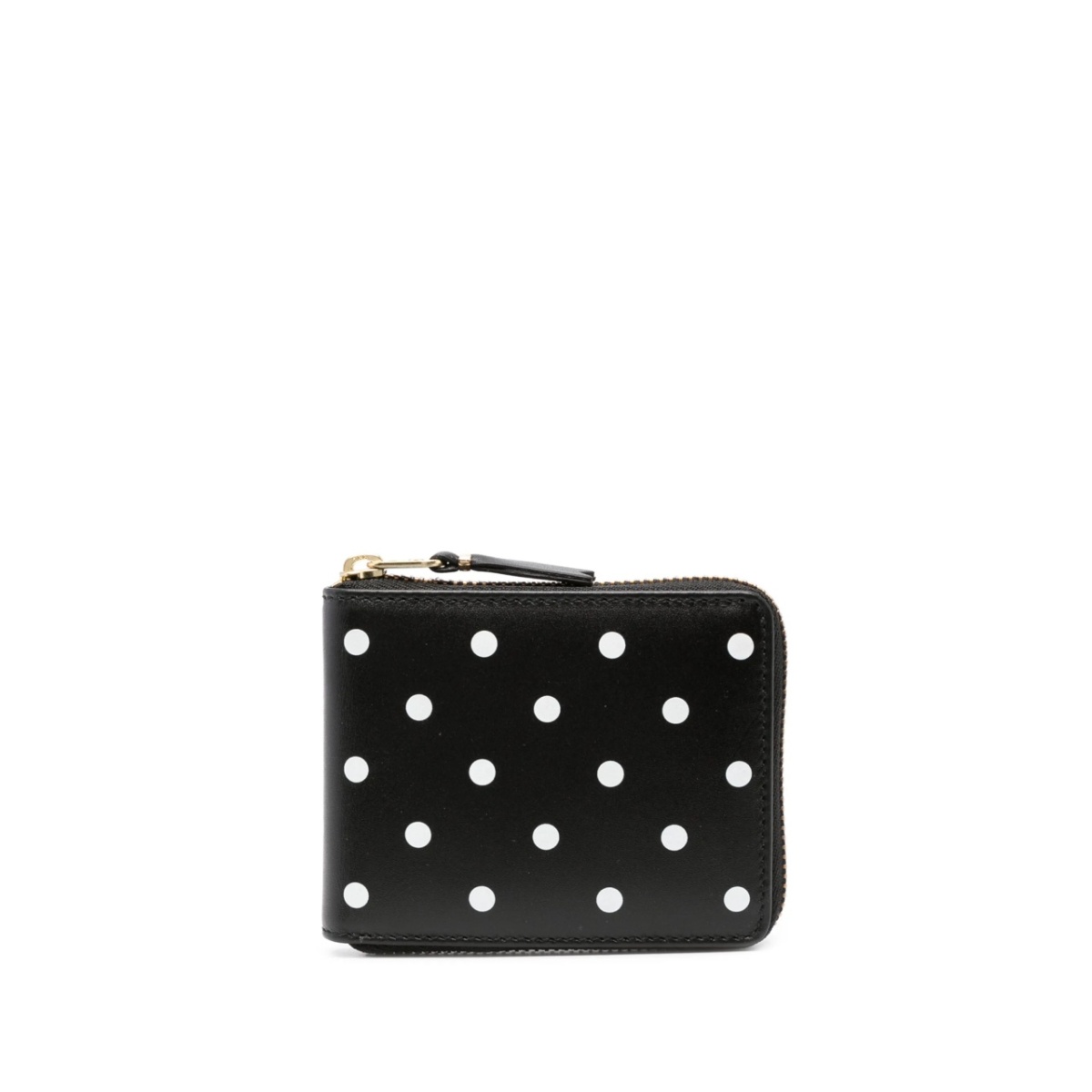 polka dot printed wallet