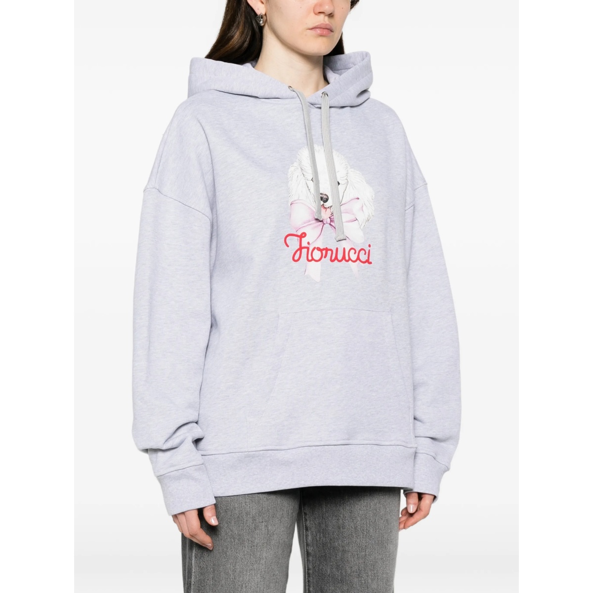 poodle-print hoodie - Img 3