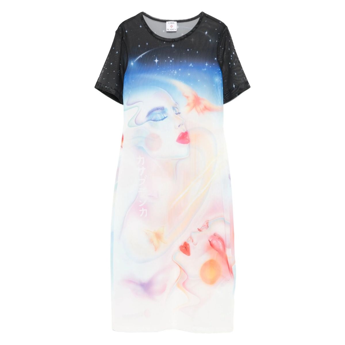 printed midi dress