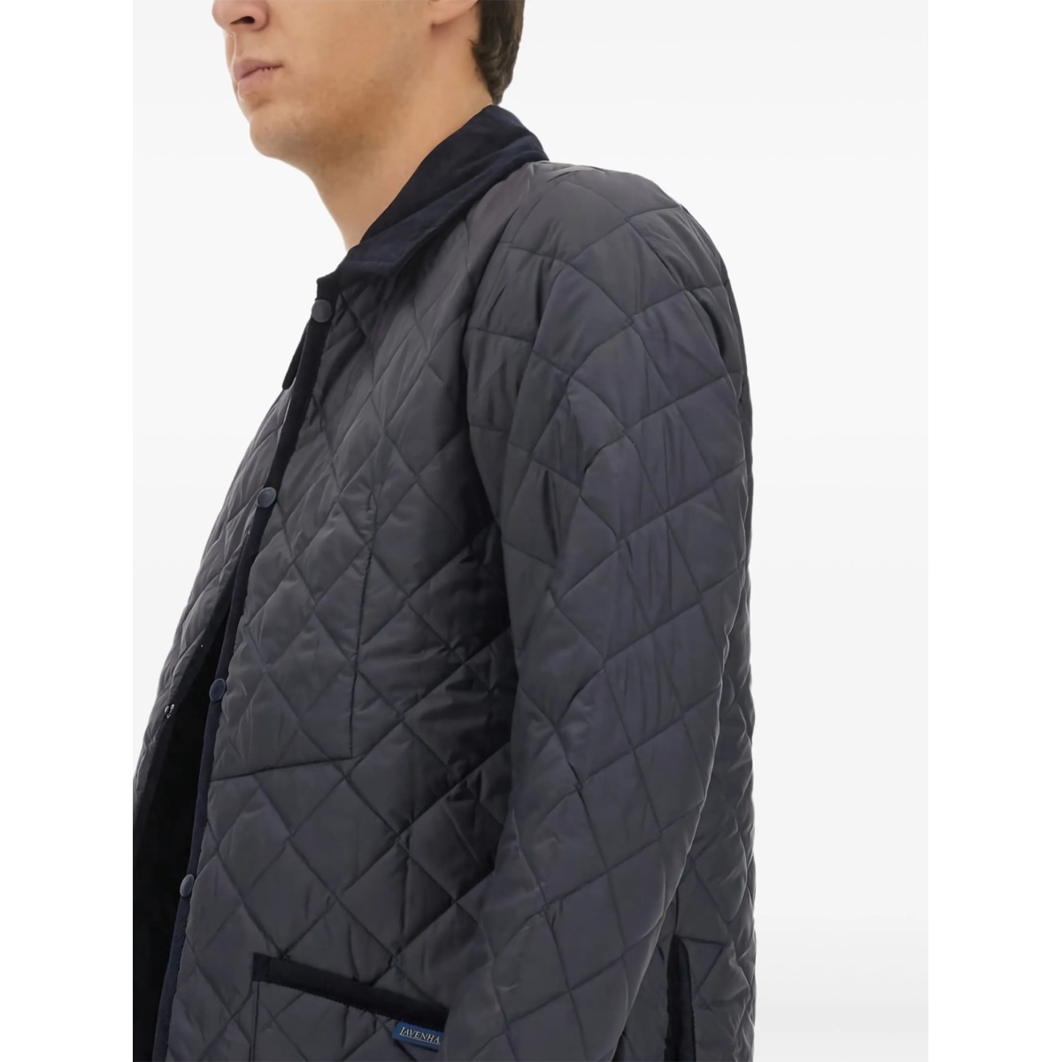 Quilted collared jacket - Img 4