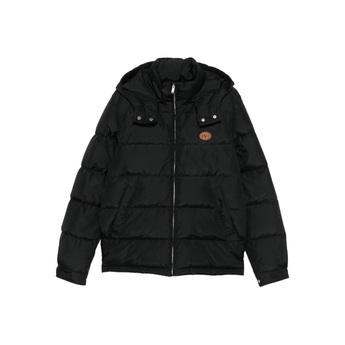 quilted hooded jacket