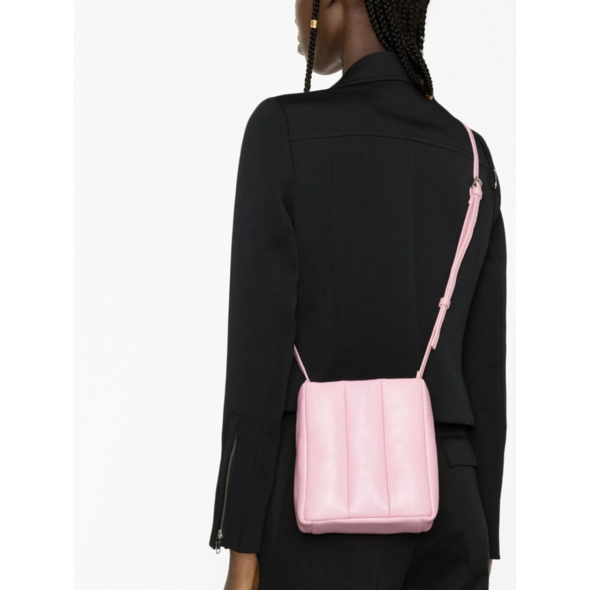 quilted leather tote bag - Img 3