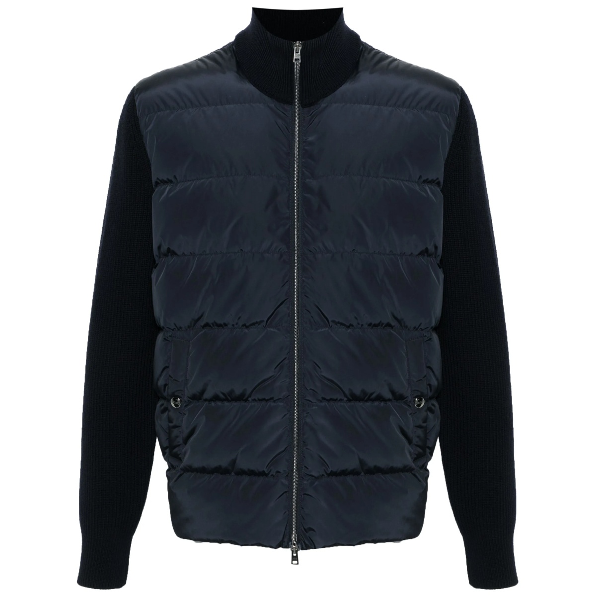 quilted-panels jacket
