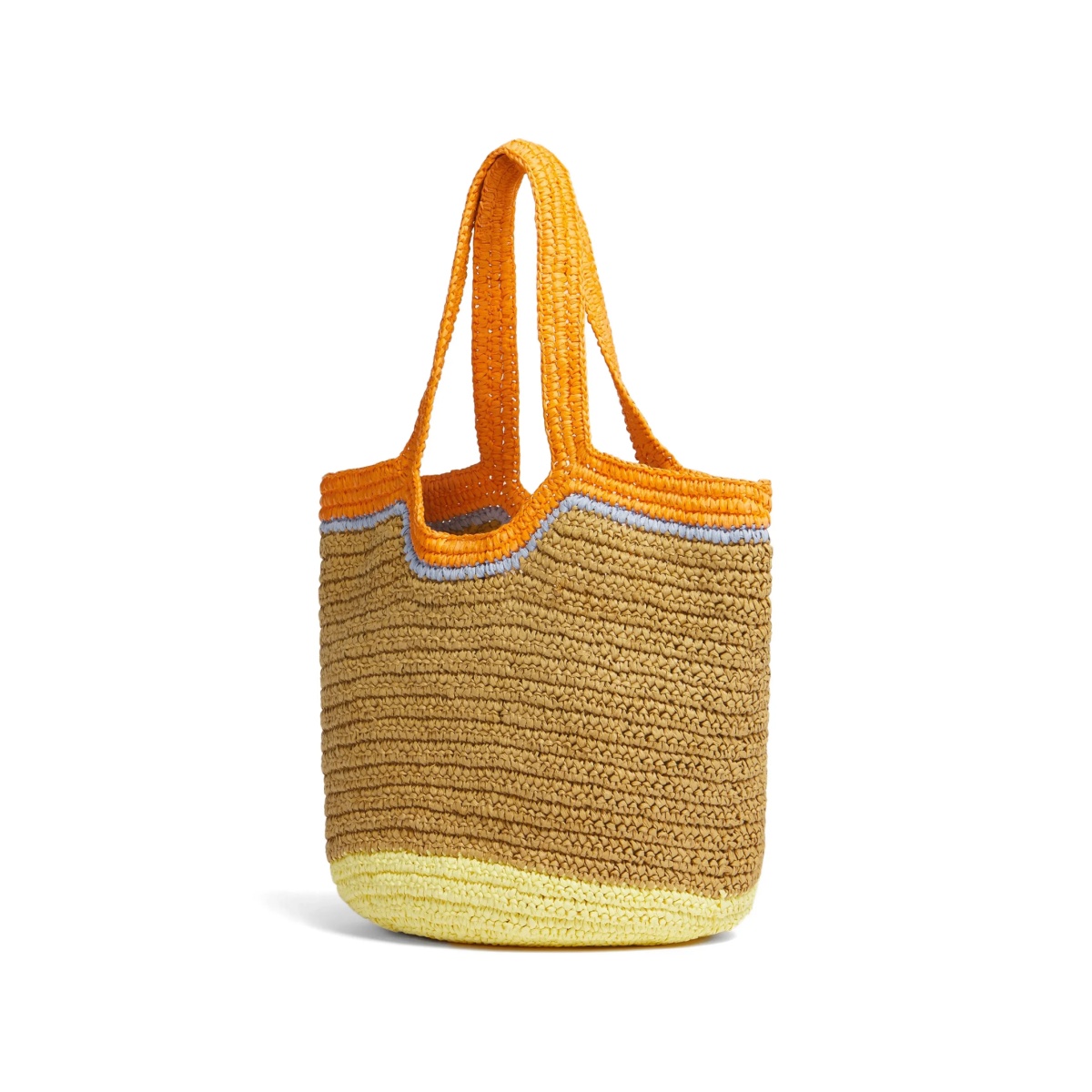 raffia logo shoulder bag - Img 2