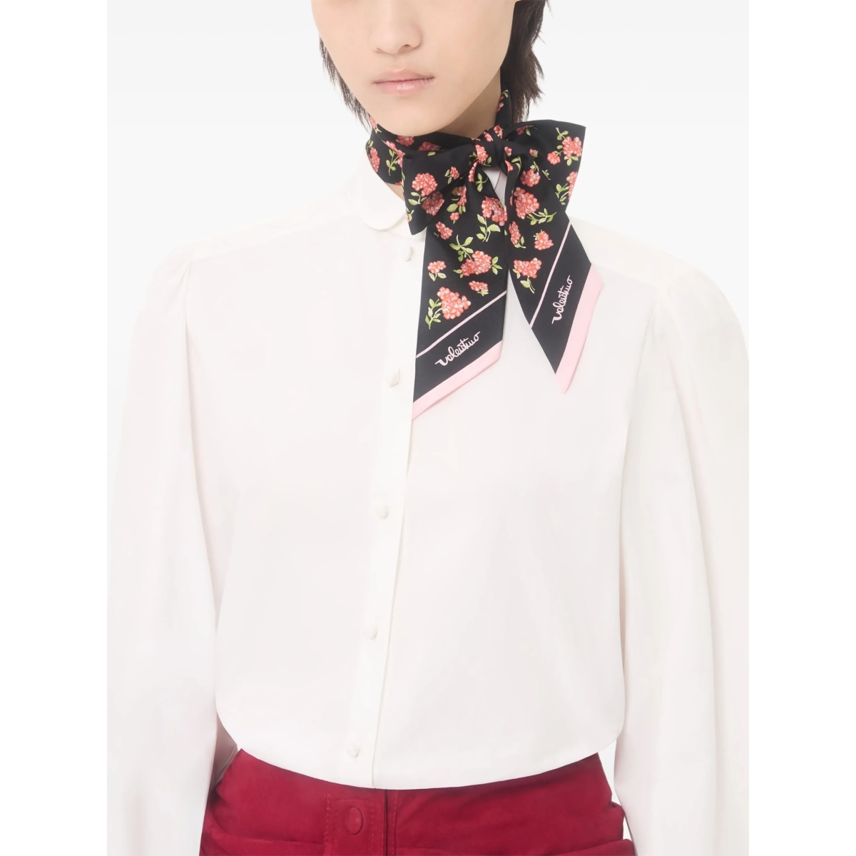 ramage fiorellini silk bandeau scarf - Img 4