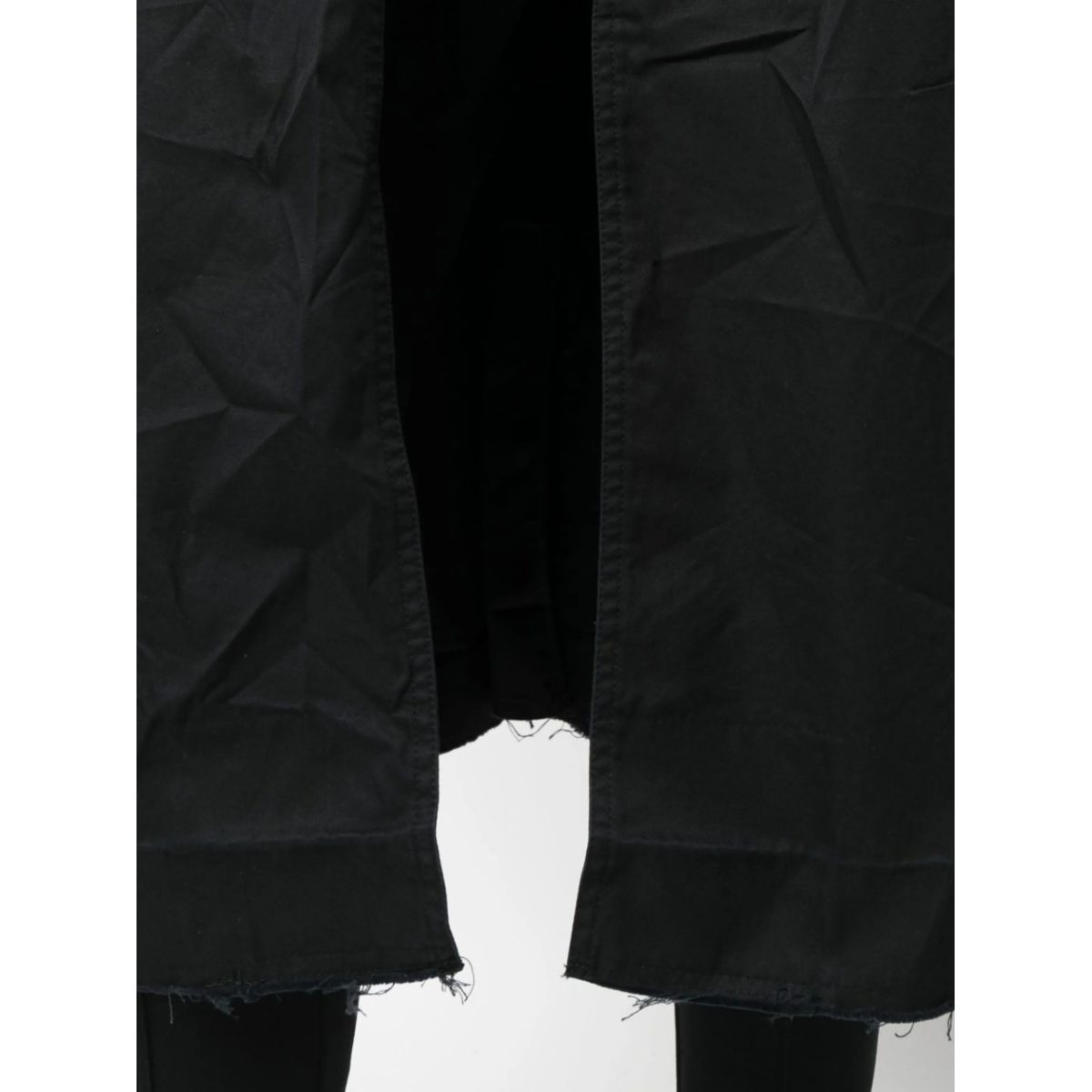 raw-edge trench coat - Img 5