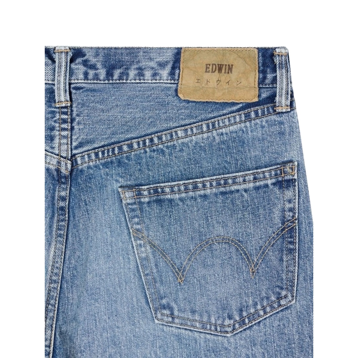 rear logo-patch jeans - Img 4
