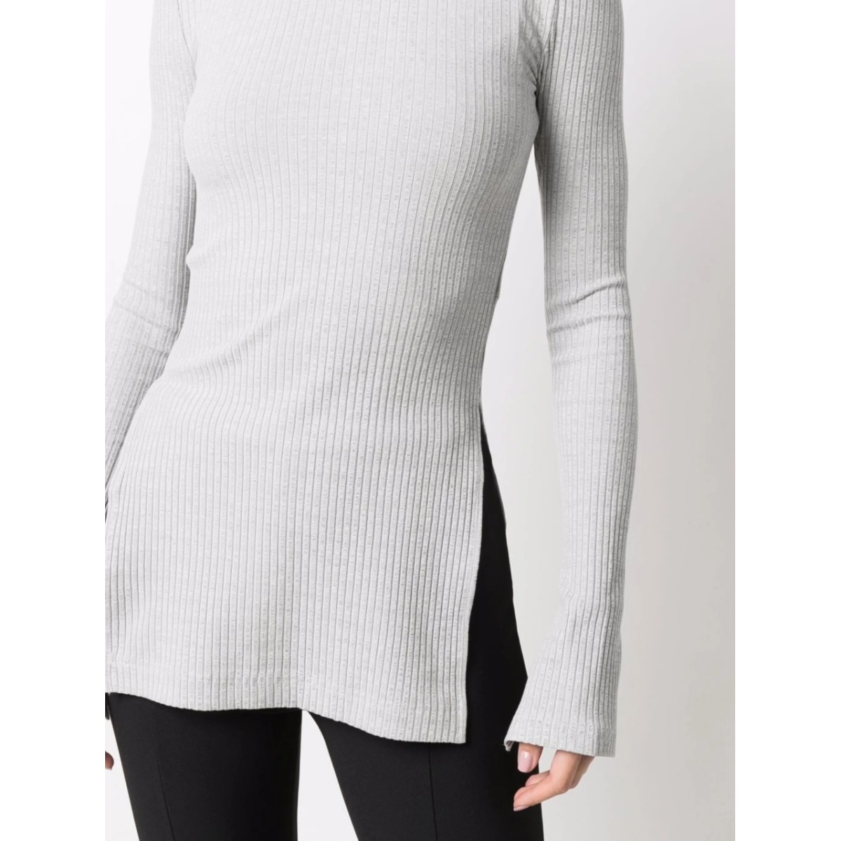ribbed-knit long-sleeve top - Img 5