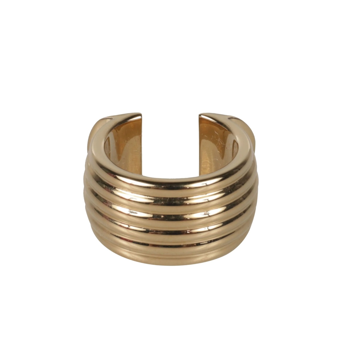 ribbed open-design ring