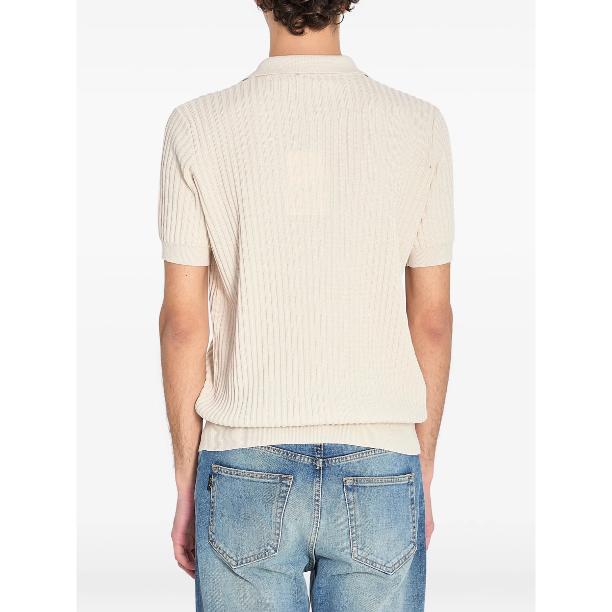 ribbed pocket polo shirt - Img 4