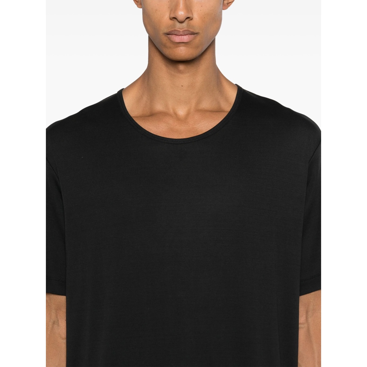 ribbed U-neck T-shirt - Img 5