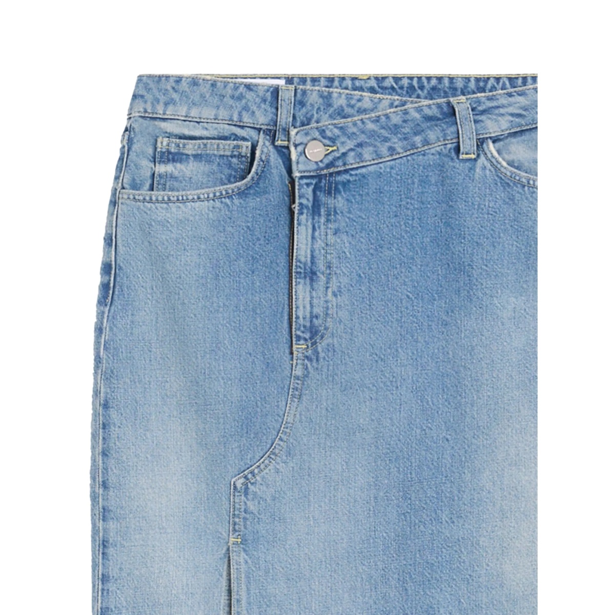 ripped slit midi skirt - Img 2