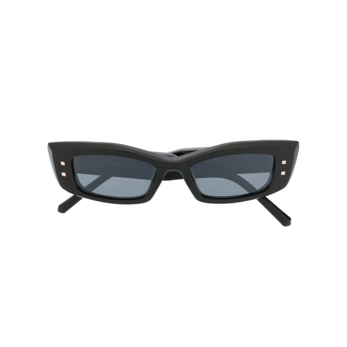 Rockstud rectangle-frame sunglasses