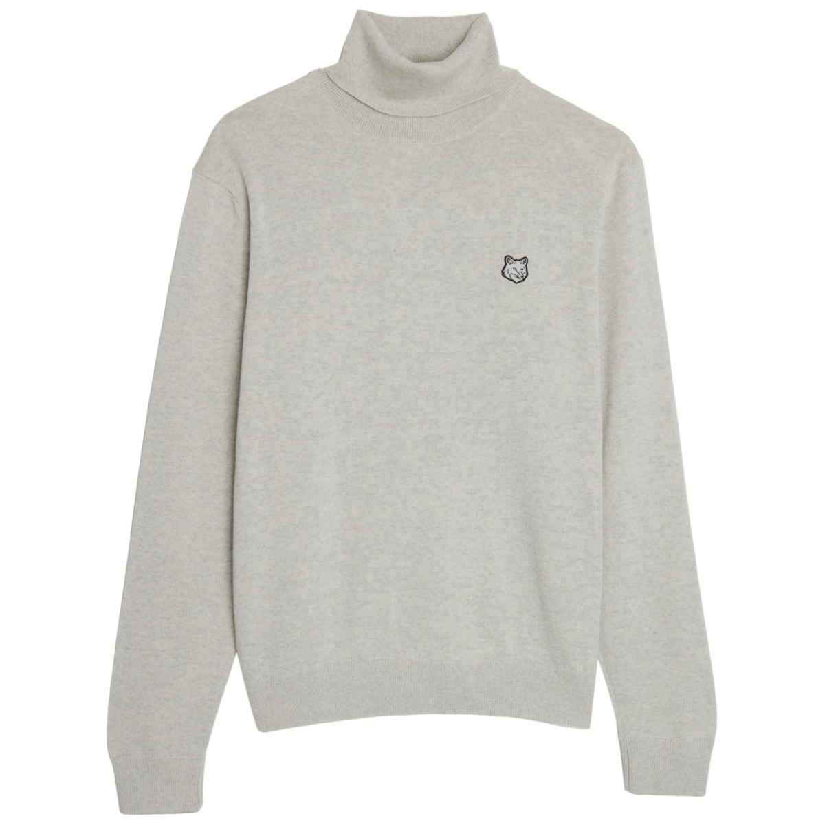 roll-neck long-sleeve wool jumper