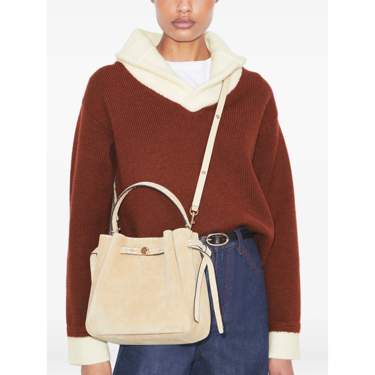 Romy pick stitch bucket bag - Img 2