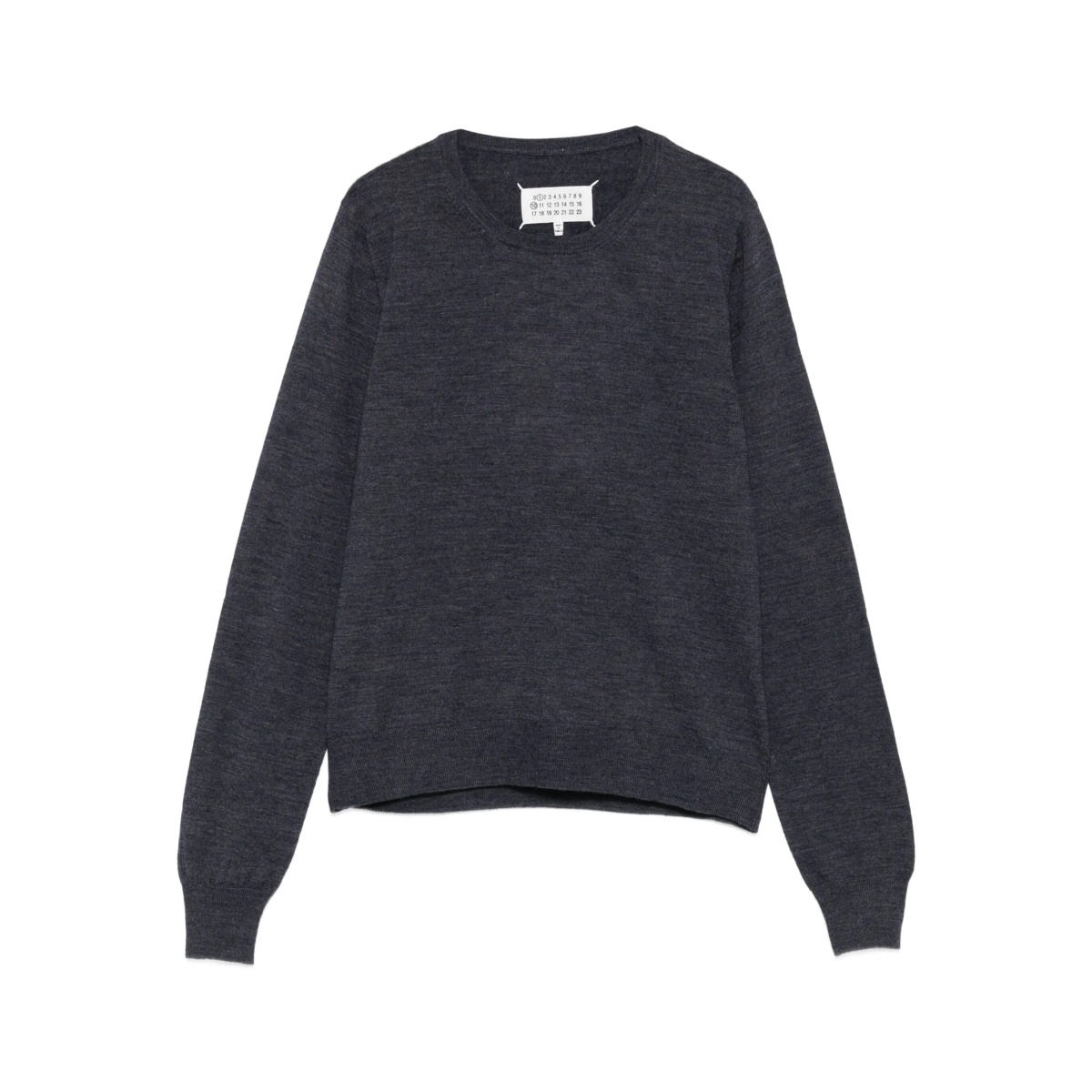 round-neck wool sweater