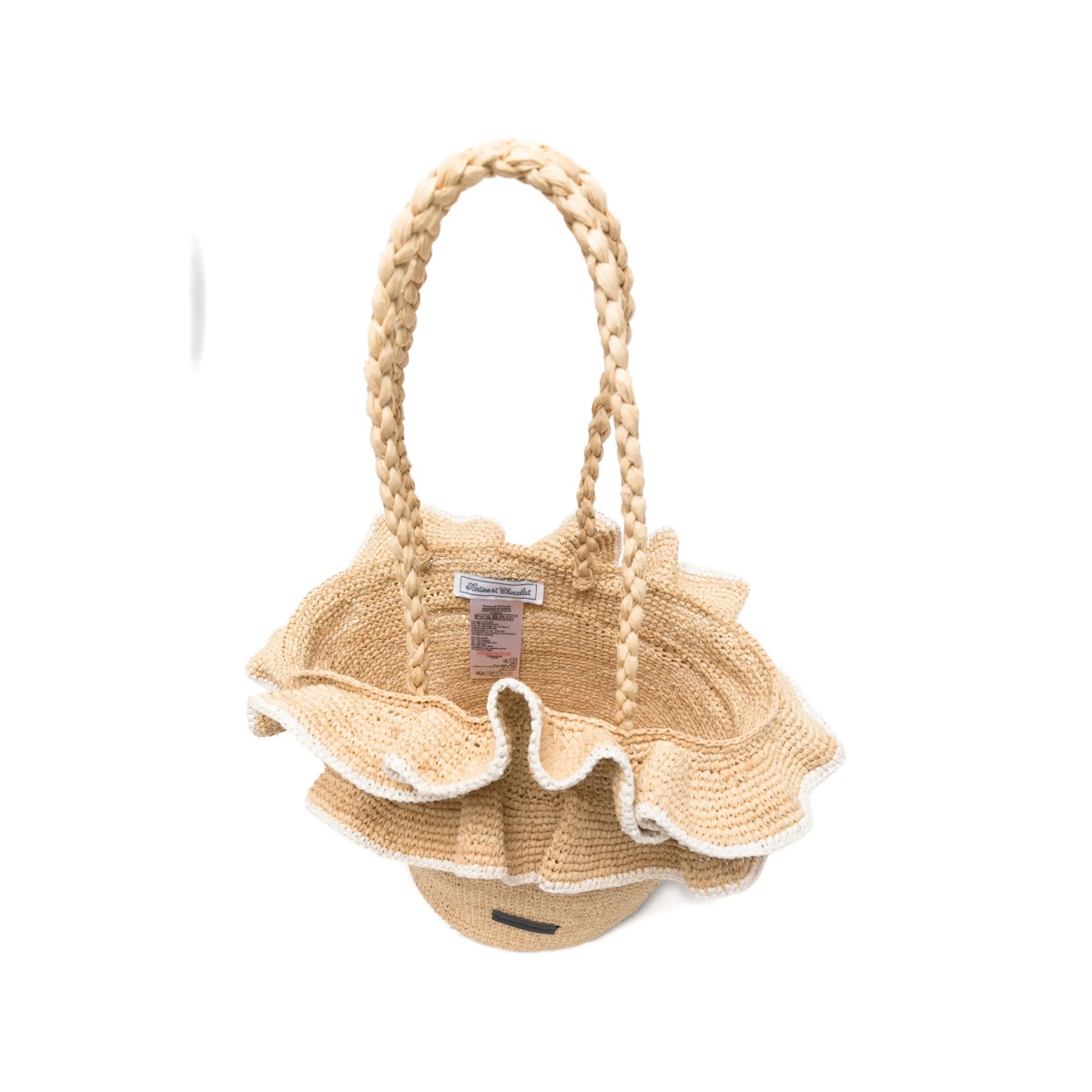 ruffled handle bag - Img 4