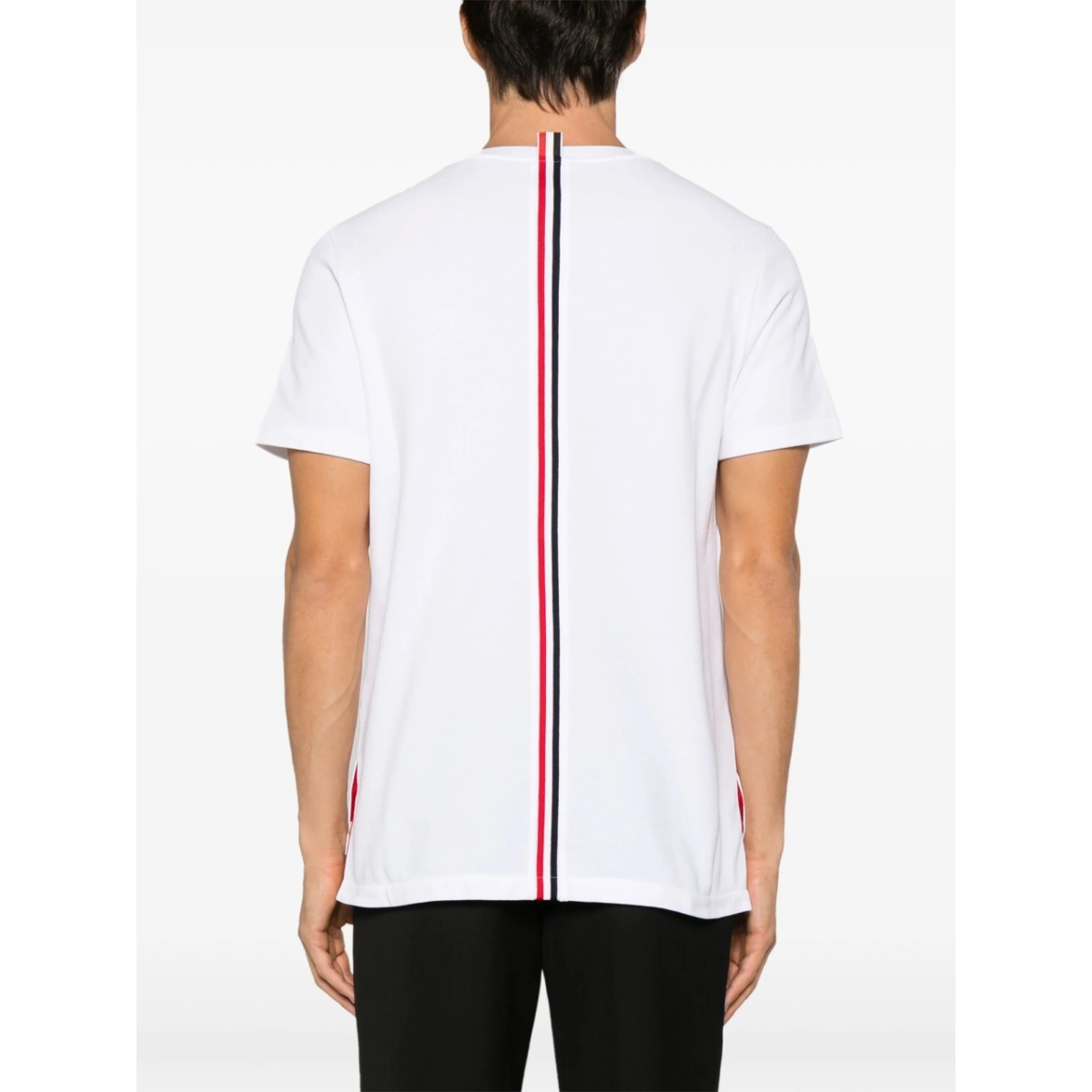 RWB-stripe piqué T-shirt - Img 4