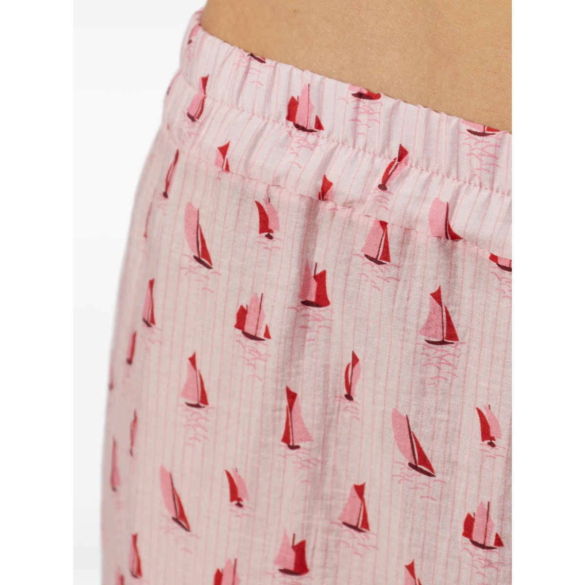 sailboat print trousers - Img 5