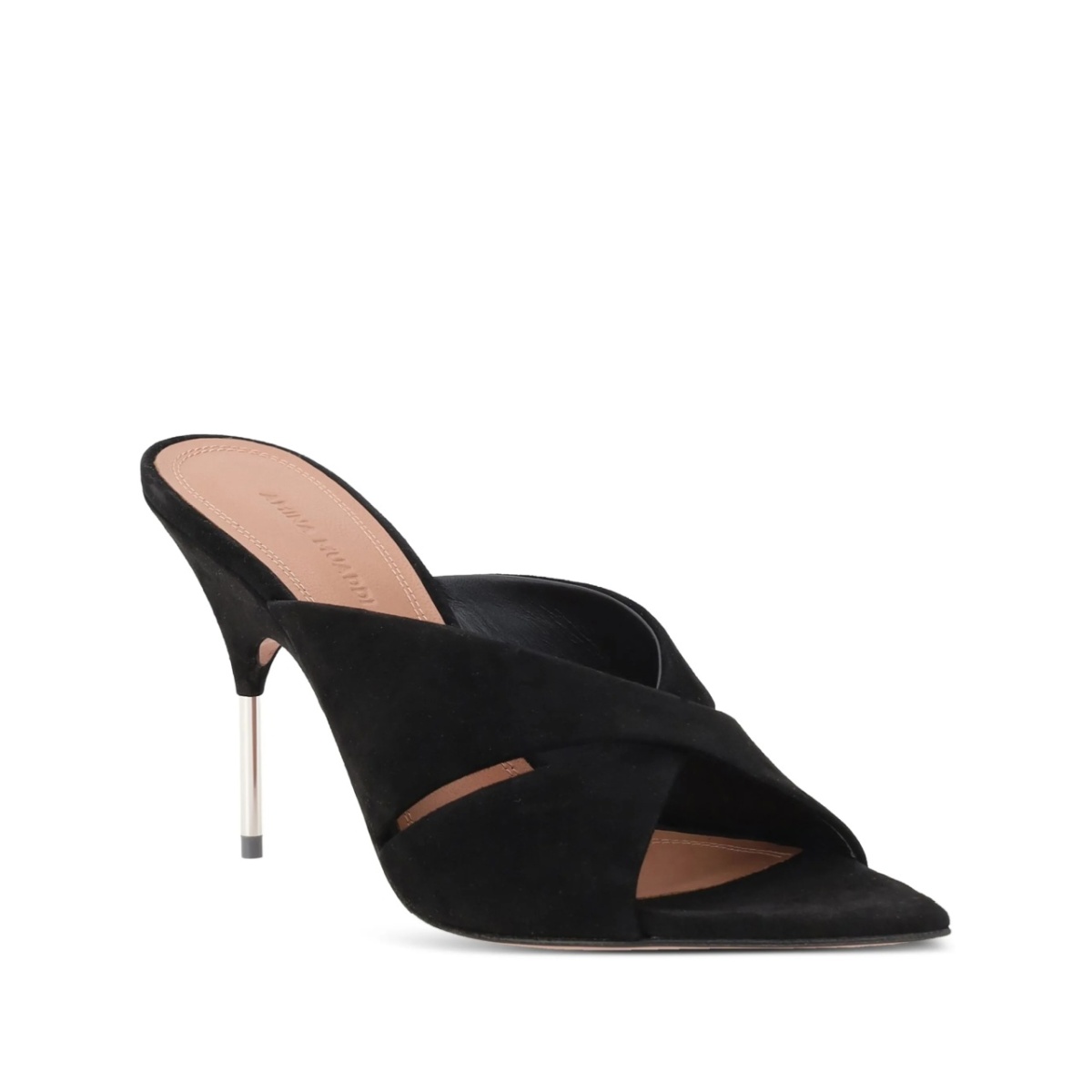 Samantha cross-strap heeled mules