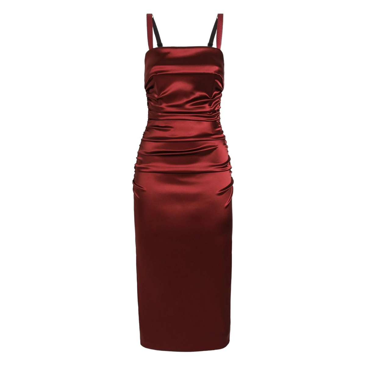 satin midi dress