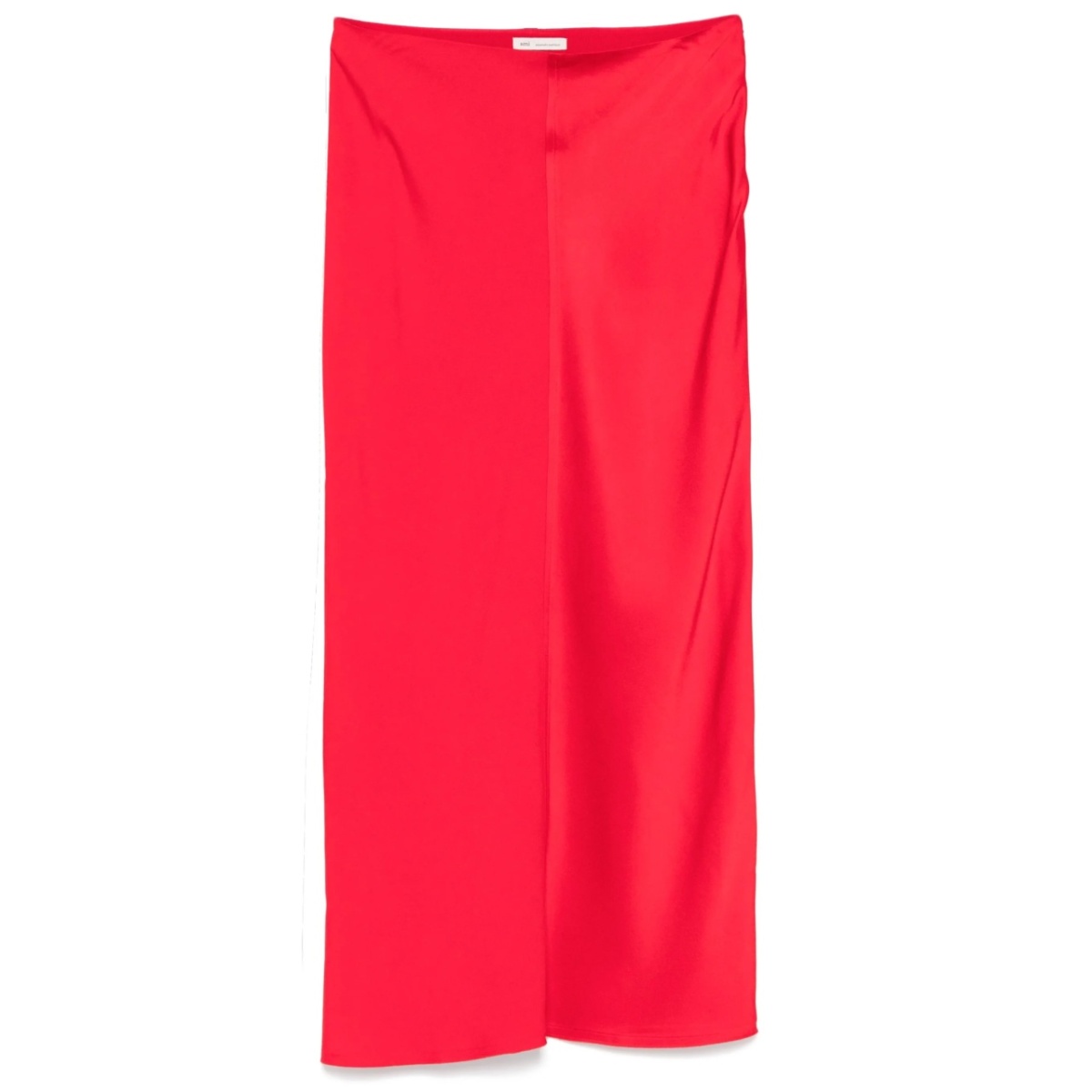 satin midi skirt