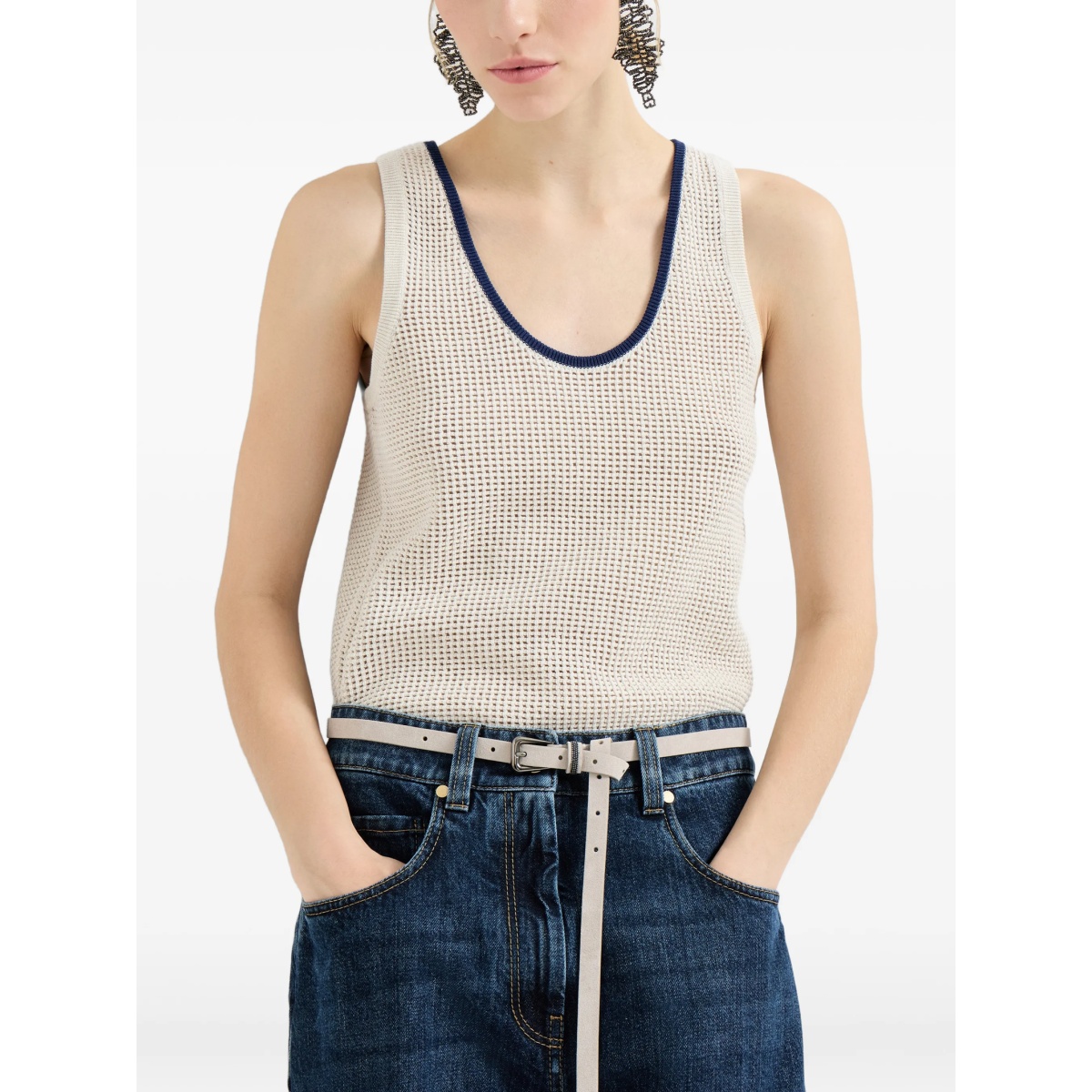 scoop-neck tank top - Img 3
